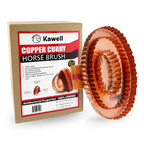 Copper Curry Horse Brush